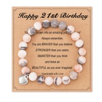 21st Birthday Gifts for Her, 21 Years Old Birthday Gifts for Her Daughter Women - HA006-Birth-21-Pink