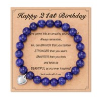 21st Birthday Gifts for Her, 21 Years Old Birthday Gifts for Her Daughter Women - HA006-Birth-21-Blue