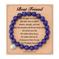 Friendship Bracelets, Best Friend Friendship Gifts for Women Friends Female Birthday Christmas Mothers Day Valentines Day - HA002-Friend-Blue