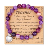 Teacher Appreciation Gift, Teacher Gifts for Women, Mentor Gifts Teacher Bracelet HC003-Purple-new