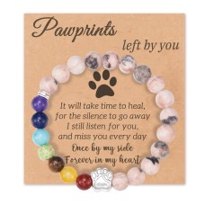 Dog Pet Memorial gifts, Pet Loss Gifts, Rainbow Bridge Pet Memorial Gifts, Cat Memorial Gifts, Pet Rememberance Gift Dog-HD005-pink