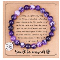 Retirement Gifts for Women, Farewell Going Away Gifts for Friends-HC008-Purple